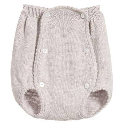 China 2023 Spring Autumn newborn rib knitting 100%orginic Cotton baby Clothing Clothes Toddler Sweater diaper clothes for sale