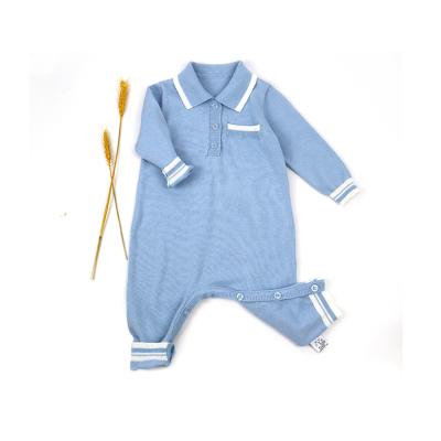 China Kids Knitted Winter Clothes Romper Jumpsuit Long Sleeve Bodysuits One Piece Outfits Sweater Girls Baby Boys Rompers for sale