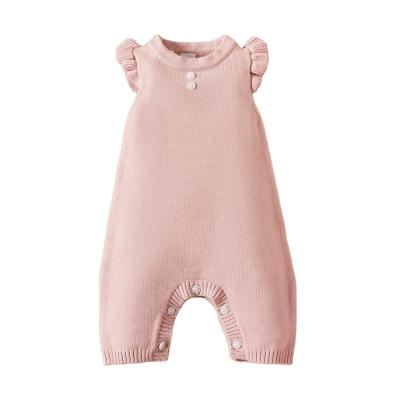 China Long sleeve Summer cute romper Wholesale baby onesie cotton bodysuit knit romper baby for sale