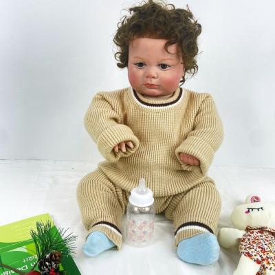 China Unisex stripe knitted baby clothes set long sleeve knit baby sweater for sale