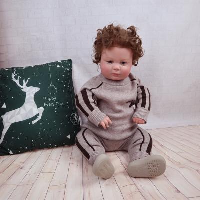 China Cheap High Quality Winter Baby Clothes Set Solid & Graphics Design Newborn Baby Knitted Sweater for sale
