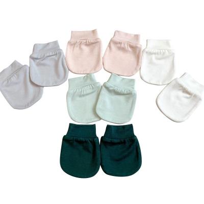 China newborn protection face bamboo scratch baby gloves baby anti scratching gloves baby mittens for sale