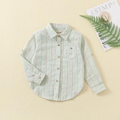 China gentleman jack clothing dress shirt fine cotton school full sleeves toddler kids simple shirts for boy for sale