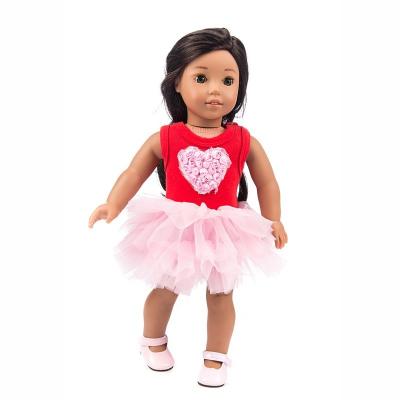 China Princess Dress For Doll Cotton Doll Clothing Accessories Sleeveless Doll Clothes Dress For Sweet Girls for sale