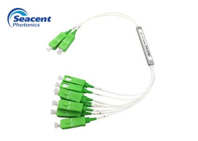 China Módulo 2x8 do divisor do PLC da fibra ótica mini com conector de SC/APC à venda