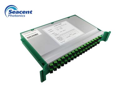 China Tray Type PLC Splitter 2x32 0.9mm With SC/APC Connector for sale