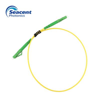 China LC LC Simplex Fiber Optic Patch Cord , MM50/125 Om3 Patch Cord APC Polish for sale