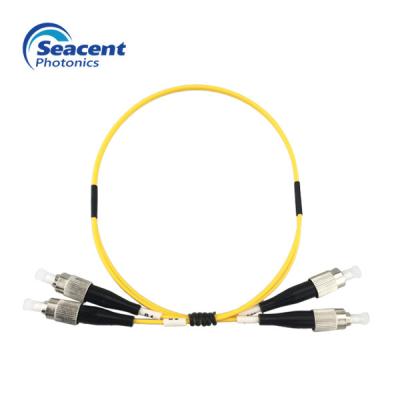 China Duplex Patch Cord Single Mode 0.5m 0.9mm With ST SC LC FC Connector Type for sale