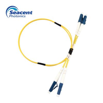 China Cordón de remiendo del cable de fribra óptica de MM62.5/125 OM1 LC modo a una cara del LC al solo en venta