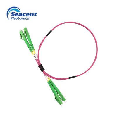 China Multimode Duplex Fiber Optic Patch Cord , APC Polish LC To LC Fiber Jumpers for sale