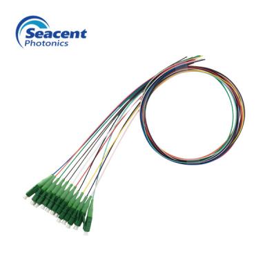China Low Insertion Loss Lc Apc Pigtail , 12 Color Beam Pigtail In Fiber Optics for sale