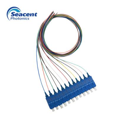 China UPC Sc Fiber Optic Pigtail Communication Equipment Customized Length for sale