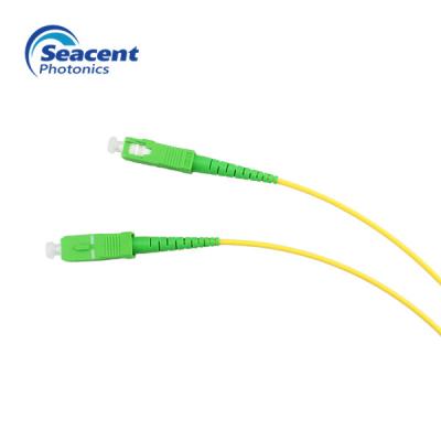 China 2.0mm 1 Meter Fiber Optic Pigtail , Sm Sc Pigtail Simplex Single Mode for sale