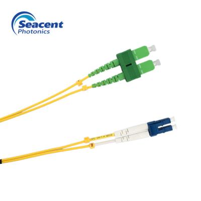 China Single Mode Duplex Fiber Optic Pigtail With FC / SC / LC / ST Connector for sale