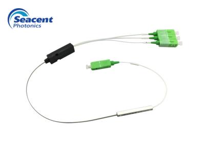 China tipo divisor del audio de la fibra óptica de la pérdida del divisor de la rama 1x3/de alto retorno del PLC en venta