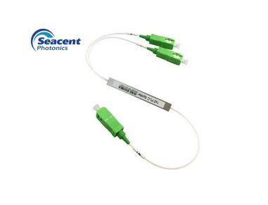 China SC APC connector Fiber Optic Splitter 1x2 for FTTB FTTX PON CATV for sale