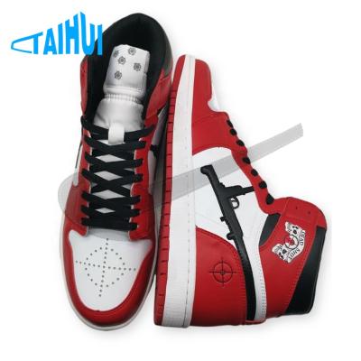 China Wholesale Custom Sneakers Logo Design Trendy High Quality Fashion Trend Sport J 1 Basketball Shoes For Men for sale