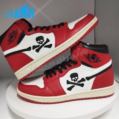 China Hot Sale Trend Fashion Men's Shoes Men's Classic Logo Fashion Basketball Sneakers Large Size Sports Sneakers J a 1 for sale