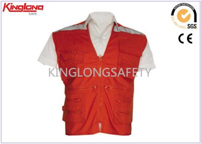 China Polyester EN20471 Custom Traffic Safety Vests For Law Enforcement , Class 2 for sale