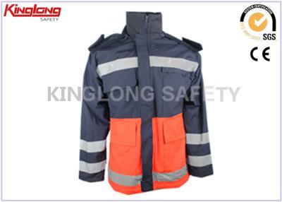 China Embroidered Waterproof Safety Hi Vis Winter Work Jackets For Painter Worker for sale