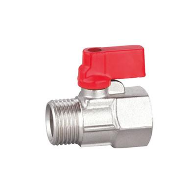 China PN16 PN20 Brass Valve Pipe Connection T Handle Ball Valve for sale