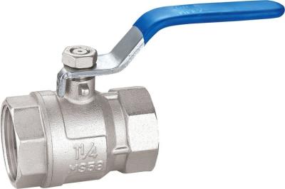 China 1 Inch 2 Inch Brass Ball Valve Wear Resistant With Iron Handle for sale
