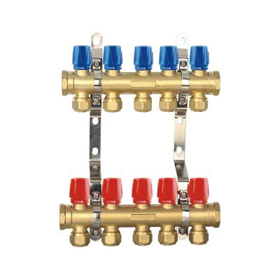 China Pipeline Natural Gas Distribution Manifold Threaded Brass Tap Manifold Durable for sale