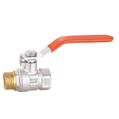 China Brass Lever Ball Valve 1 Inch 2 Inch Max 25bar Threaded End Ball Valve for sale