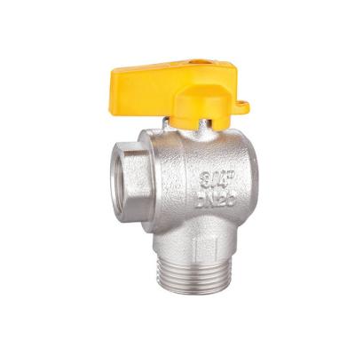 China Forged 1/2 Brass Gas Ball Valve Threaded Temperature -10°C~110°C for sale