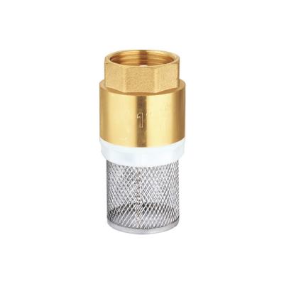China Forged Water Brass Check Valve Threaded Nickel Plated CV5004 for sale