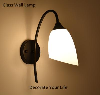 China Household interior glass shade american style Wall mounted lamp decorate light fixture  105 for sale