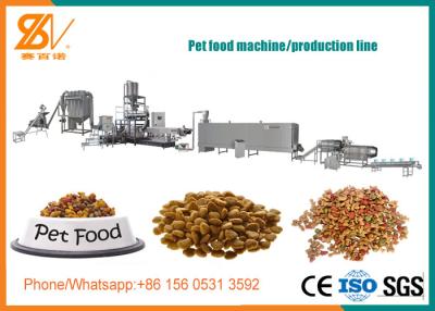 China Industrial Animal Feed Pet Food Production Line Stainless Steel 304 for sale
