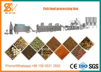 China Aqua Fish Processing Equipment , Fish Feed Processing Line 150-1000 Kg/h for sale