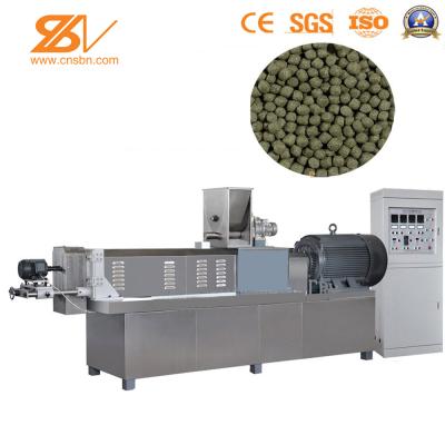China Máquina del extrusor de la alimentación SLG65, cadena de producción de máquina del extrusor de la pelotilla motor de Siemens en venta