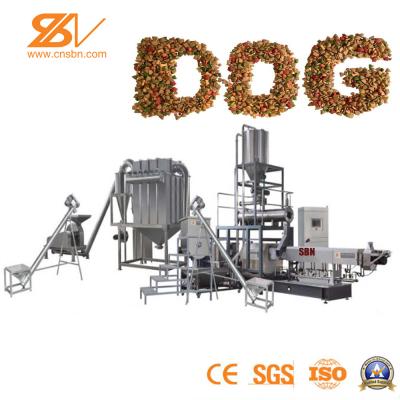China Wet / Dry Dog Pet Food Extruder Machine Double Screw SGS Certification for sale