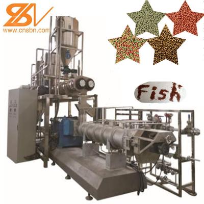China 100kg-6t/H Fish Feed Extruder Pellet Machine Production Line Low Electricity for sale