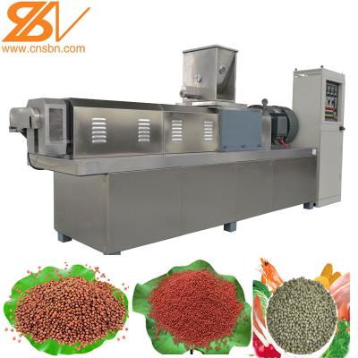China Aquatic Pellet Fish Feed Processing Machine Extruder Line SLG120 / SLG95 for sale