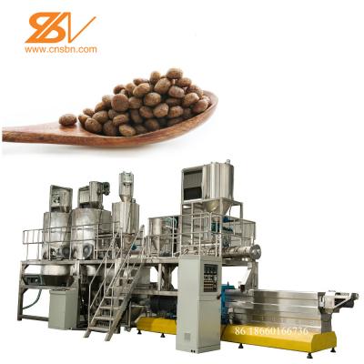 China Dry Pet Dog Food Machine Multi Functional Full Production Line BV Certification for sale