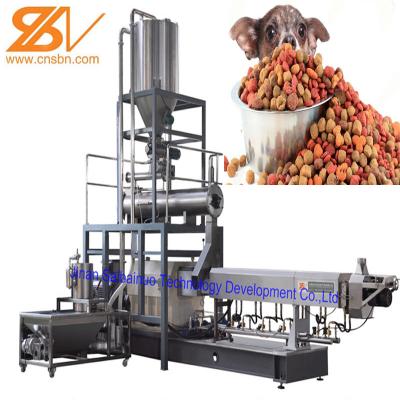 China Dog Cat Fish Pet Food Machine Extruder Production Line Saibainuo Dry Kibble for sale