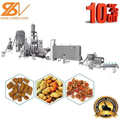 China Dry Kibble Fish Food Extruder Machine Machinery Production Line 100-160 kg/h for sale