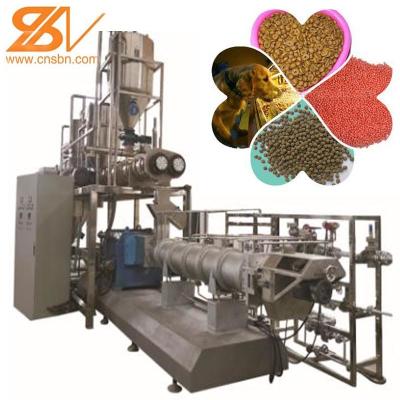 China 2-3t/H Dog Food Extruder Machinery Plant Dry Kibble ABB Converter for sale