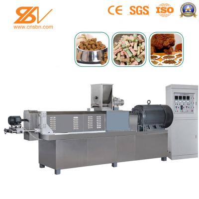 China Twin Screw Dog Food Extruder Processing Line Dry System Simens Motor for sale