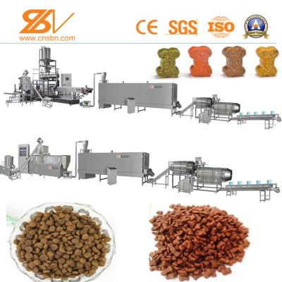 中国 100-160kg/H Dog Food Extruder Food Grade Processing Line 販売のため
