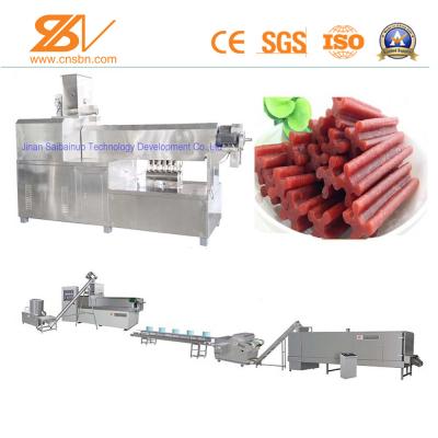 China O animal Kibble a certificação da BV do equipamento da extrusora da máquina do deleite do animal de estimação do alimento à venda