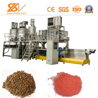 China Dry Wet Type Floating Animal Feed Processing Equipment / Fish Feed Machine 1-5T/H for sale