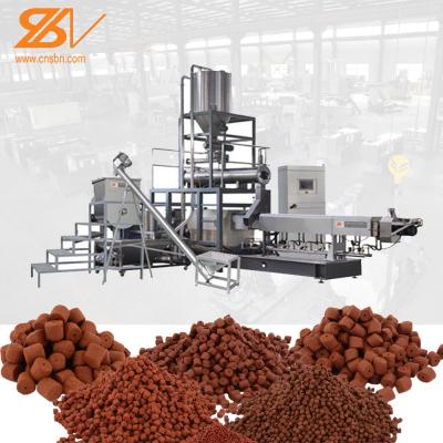China Fish Food Processing Equipment , Pet Food Processing Plants SLG95 / SLG120 for sale