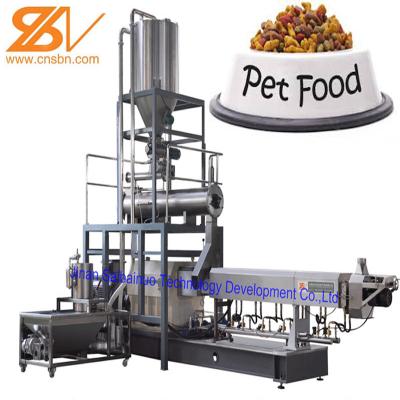 Chine Machine de développement d'extrudeuse automatique de longue vie d'aliment pour animaux familiers/usine/chaîne de production à vendre