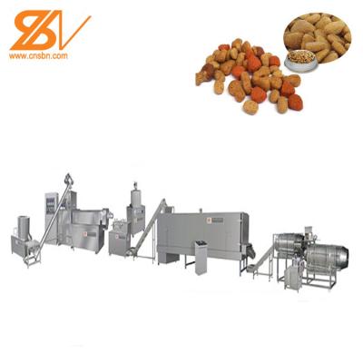 China Pet food  Processing Machine Extruder Dog Cat Food 1 Year Warranty for sale