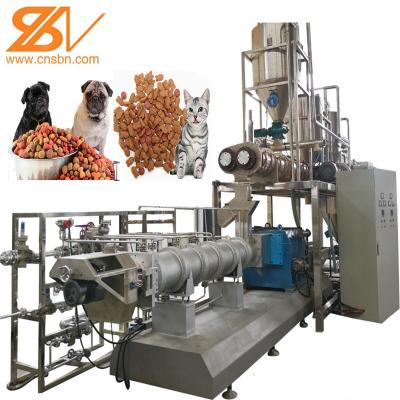 China Dried Cat Food Making Machine pet processing line dog cat pet food machine plant for sale