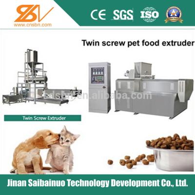 China 100kg/h-6t/h Automatic Pet Dog Cat  Food Making Machine for sale